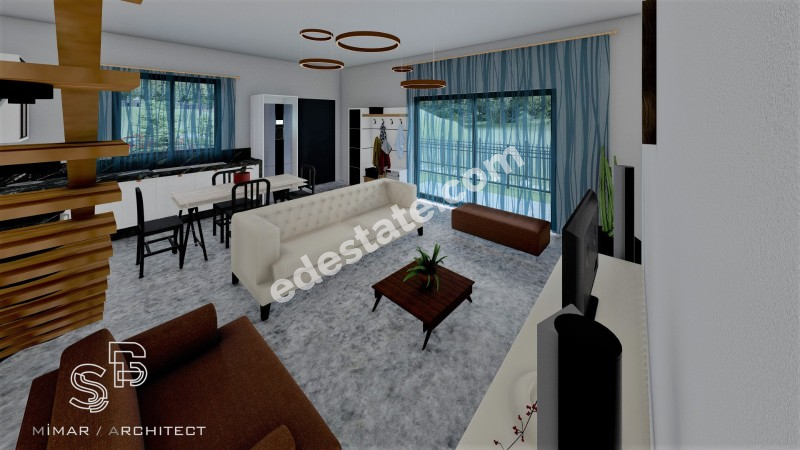 Girne Dikmen'de BAHÇELİ DUBLEKS SATILIK 2+1 DAİRELER