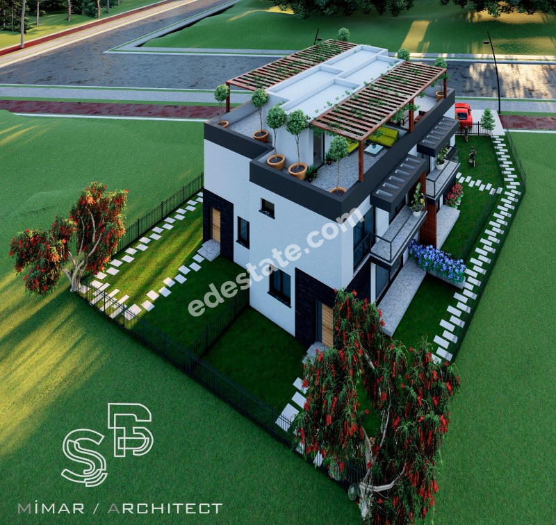 Girne Dikmen'de BAHÇELİ DUBLEKS SATILIK 2+1 DAİRELER