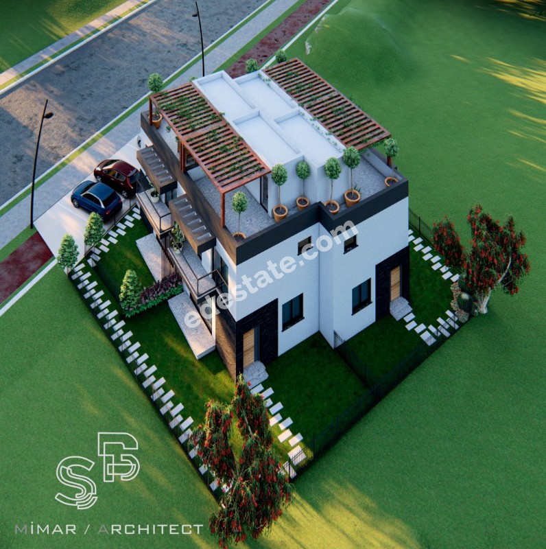 Girne Dikmen'de BAHÇELİ DUBLEKS SATILIK 2+1 DAİRELER