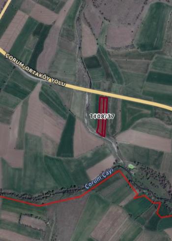 GÜVENAY - ÇORUM CEMİLBEY YOLU ÜZERİNDE SATILIK TARLA