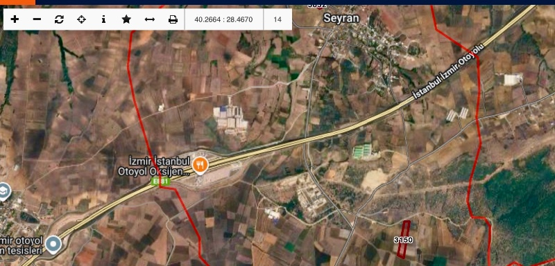 DijitalEmlak’tan Karacabey Seyranda Ana yola Yakın Satılık Yatırımlık 20 dönüm Kıymetli Arazi. 