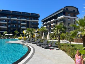 KAVİ DREAMS RESİDENCE SATILIK 1+1 EŞYALI DAİRE OBA ALANYA ANTALYA 