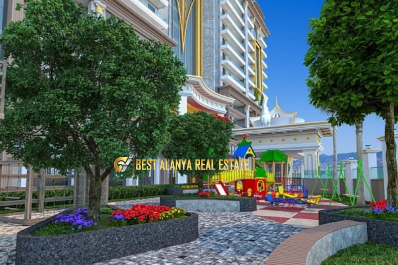 YEKTA KİNGDOM PREİUM RESİDENCE SATILIK BOŞ 4+1 PENTHOUSE MAHMUTLAR ALANYA ANTALYA