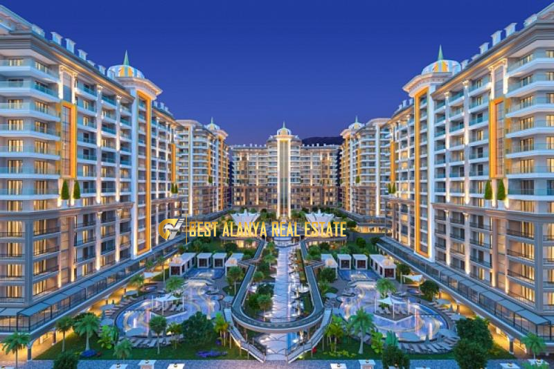 YEKTA KİNGDOM PREİUM RESİDENCE SATILIK BOŞ 4+1 PENTHOUSE MAHMUTLAR ALANYA ANTALYA