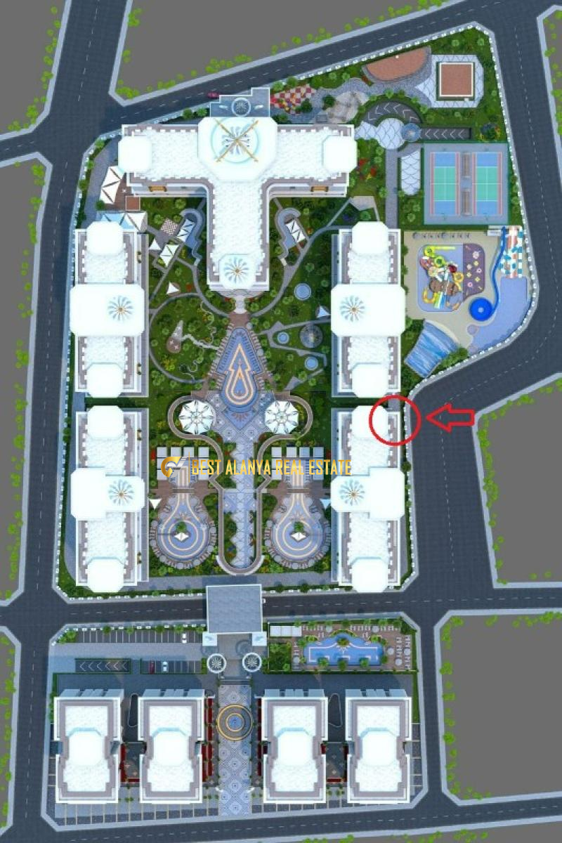 YEKTA KİNGDOM PREİUM RESİDENCE SATILIK BOŞ 4+1 PENTHOUSE MAHMUTLAR ALANYA ANTALYA