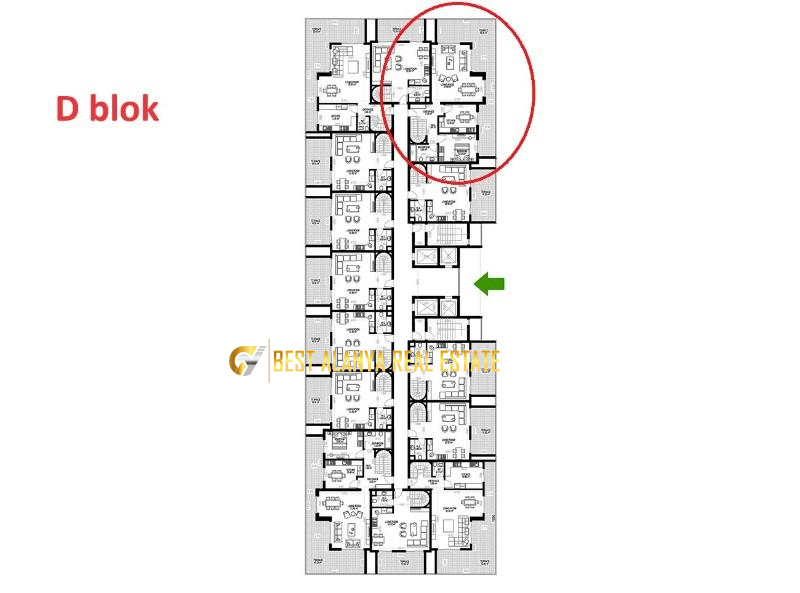 YEKTA KİNGDOM PREİUM RESİDENCE SATILIK BOŞ 4+1 PENTHOUSE MAHMUTLAR ALANYA ANTALYA