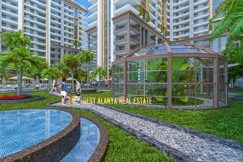 YEKTA KİNGDOM PREİUM RESİDENCE SATILIK BOŞ 4+1 PENTHOUSE MAHMUTLAR ALANYA ANTALYA