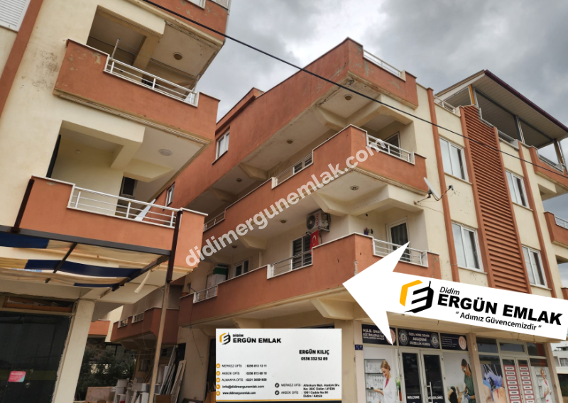 DİDİM CUMHURİYET MAHALLESİ’NDE MERKEZE YAKIN 2+1 SATILIK DAİRE FİYAT: 3.950.000 TL (Pazarlık Payı Vardır)