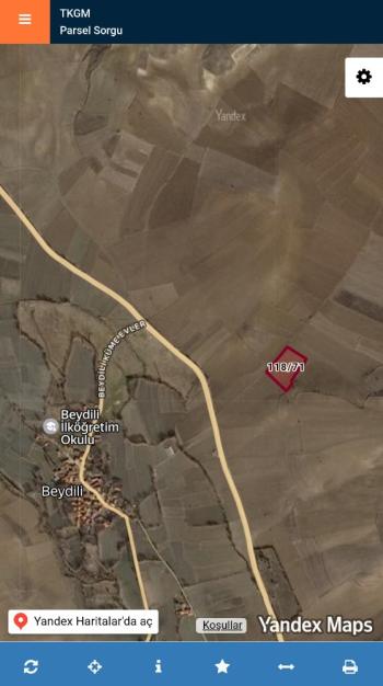 GÜVENAY - ÇORUM MERKEZ BEYDİLİ KÖYÜ HOBİ BAHÇESİNE UYGUN SATILIK TARLA