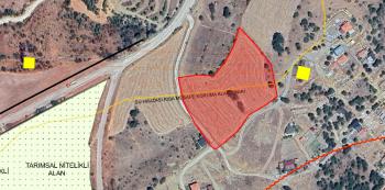 GÜVENAY - ÇORUM BARAJI CİVARI 8.455 M2 SATILIK TARLA