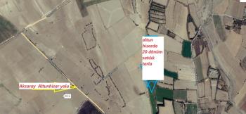NİĞDE altunhisar merkez  mah 20 dönüm satılk tarla 
