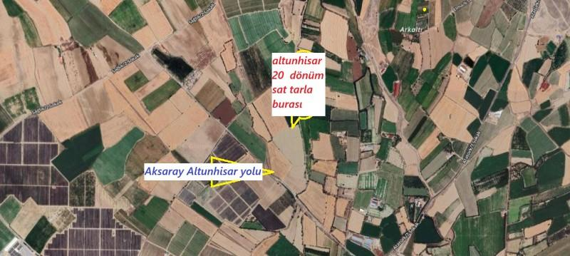 NİĞDE altunhisar merkez  mah 20 dönüm satılk tarla 