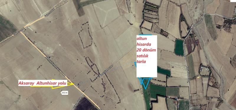 NİĞDE altunhisar merkez  mah 20 dönüm satılk tarla 