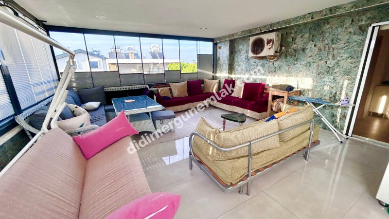 DİDİM ÇAMLIK MAHALLESİ’NDE  SATILIK 3+1 AYRI MUTFAKLI | KAPALI TERASLI | BALKONLU DUBLEKS DAİRE 