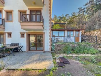 Marmaris Hisarönünde Bahçe Kullanımlı Kiralık 1+1 Daire