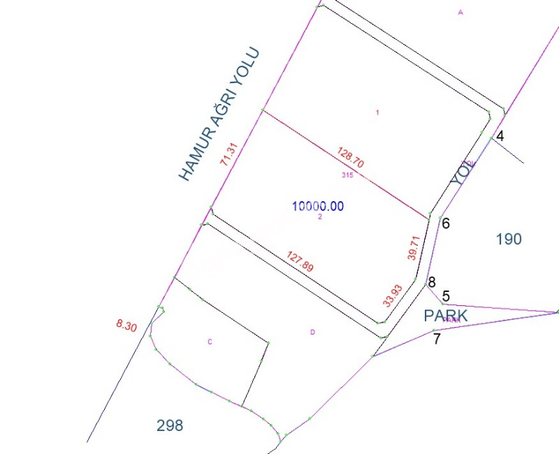 HAVAALANININ YANINDA AĞRI HAMUR YOLUNA SIFIR 10.000 M2 SATILIK İMARLI ARSA