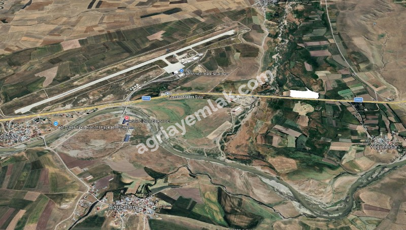 HAVAALANININ YANINDA AĞRI HAMUR YOLUNA SIFIR 10.000 M2 SATILIK İMARLI ARSA