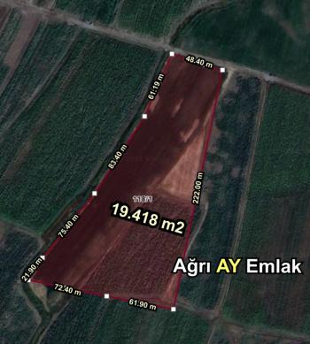 AŞAĞI YOLDÜZÜ KÖYÜN'DE 19.418 M2 SATILIK TARLA