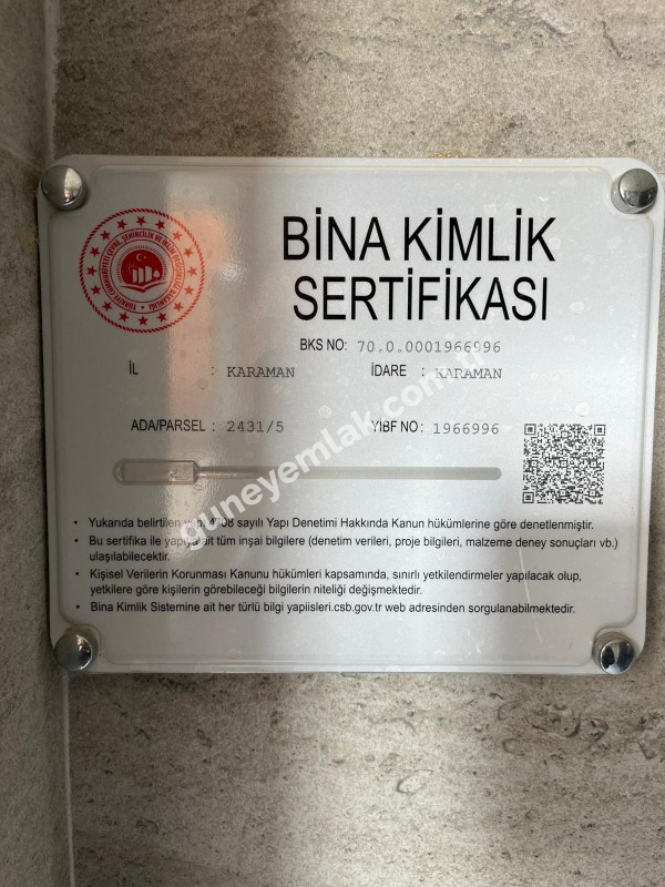 ŞEYH EDEBALİ MAHALLESİNDE SIFIR AİLE APARTI