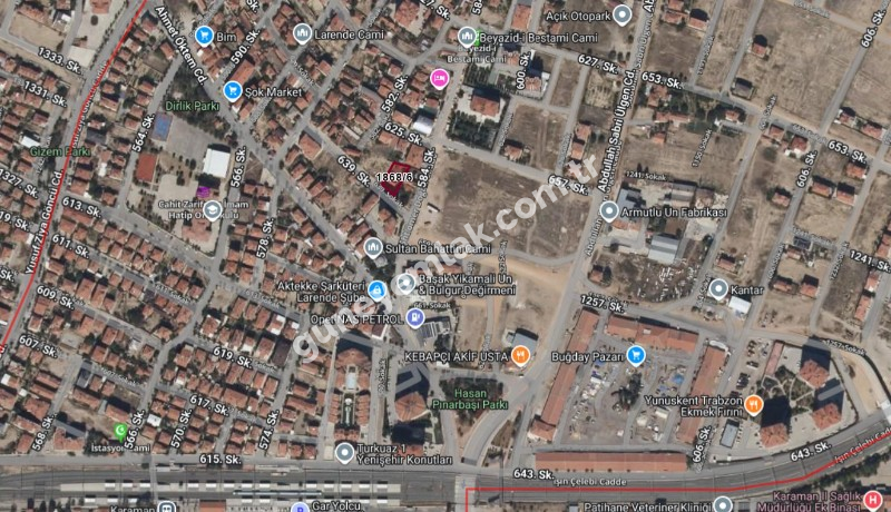 LARENDE MAHALLESİNDE 3 KATA İMARLI %40 LI ARSA 