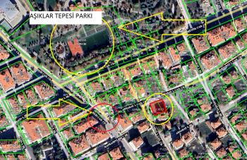 GÜVENAY - ÇORUM KALE MAH. AŞIKLAR TEPESİ CİVARI  382 M2 SATILIK KONUT ARSASI