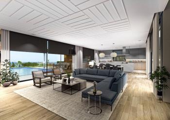 Kıbrıs Girne Çatalköy'de Eşsiz Konuma Sahip Denize Sıfır Satılık 6+1 Lüks Villa