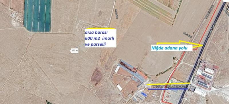 SAZLICA   AŞAĞI  MAHALLEDE  600 M2 SATILIK ARSA 