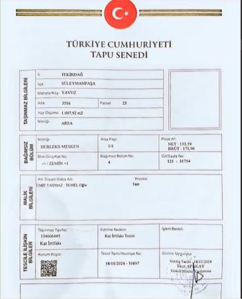 KOMPLE VİLLA SİTESİ SATILIK TAPU SAHİBİ PERTA EMLAK ÜMİT TAHMAZ