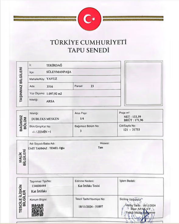 KOMPLE VİLLA SİTESİ SATILIK TAPU SAHİBİ PERTA EMLAK ÜMİT TAHMAZ
