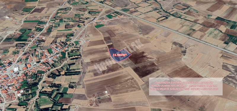 AFYON ÜÇOK EMLAKTAN İHSANİYE YAYLABAĞINDA 16.960M² SATILIK TARLA 