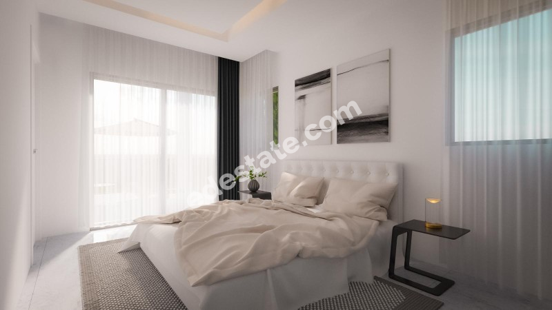 Mağusa Yeniboğaziçin'de 36 Ay Taksitli SATILIK 1+1 DAİRELER