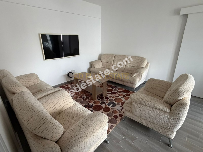 Lefkoşa Gönyeli'de AYLIK Ödemeli Full Eşyalı Kiralık 2+1 YENİ Daire