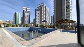 Elmas’tan Akdeniz Mh.’de Havuzlu Doğalgazlı Site İçi 1+1