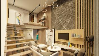 Kıbrıs İskele Long Beach Bölgesinde Ayrıcalıklı Yaşam Sunan Taşınmaya Hazır Satılık 1+0 Penthouse Daireler