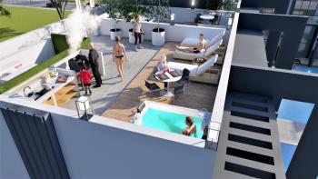 Kıbrıs İskele Long Beach Bölgesinde Ayrıcalıklı Yaşam Sunan Taşınmaya Hazır Satılık 1+0 Penthouse Daireler