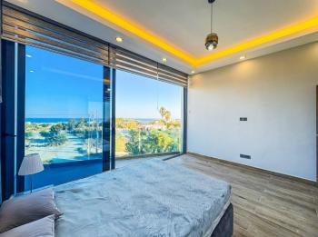 Tek Yetkili Kıbrıs Girne Çatalköy de Ful Deniz Manzaralı Denize Yürüme Mesafesinde Havuzlu Site de Satılık 2+1 İkiz Villalar