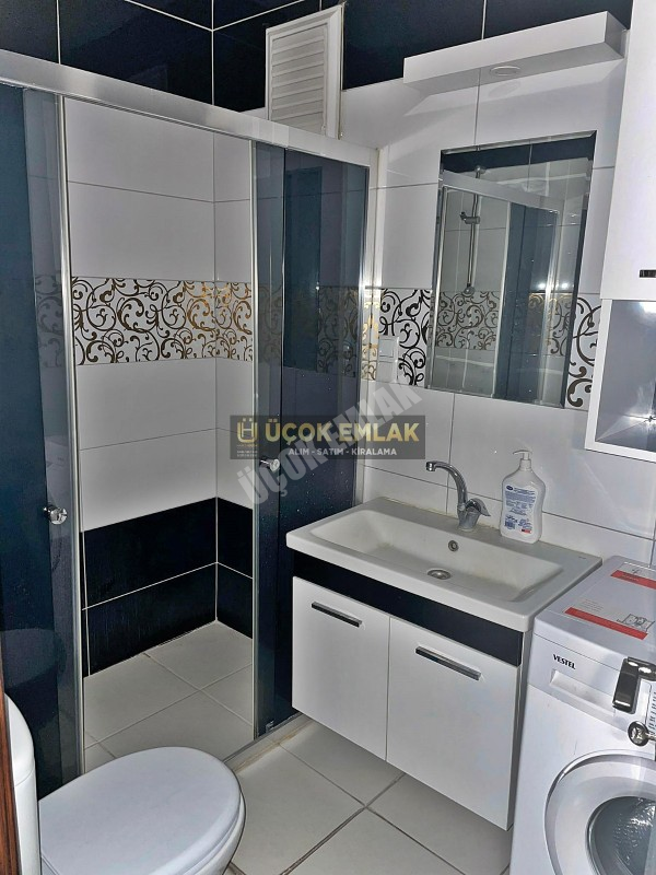 AFYON  ÜÇOK EMLAKTAN  DUMLLUPINAR MAH SIFIR AYARINDA EŞYALI 1+1 KİRALIK DAİRE 