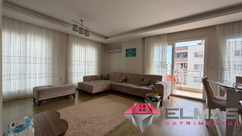 Elmas’tan Akdeniz Mh. Deniz Manzaralı Kapalı Otoparklı 3+1
