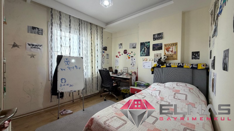 Elmas’tan Akdeniz Mh. Deniz Manzaralı Kapalı Otoparklı 3+1