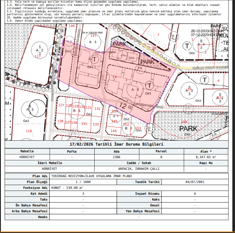 HÜRRİYET KELEPİR ARSA TAPU SAHİBİ PERTA EMLAK ÜMİT TAHMAZ