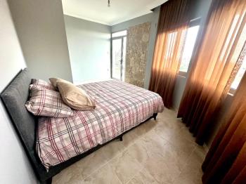 Kıbrıs Girne Çatalköy Eşyalı Deniz ve Dağ Manzaralı Kiralık 3+1 Dubleks İkiz Villa