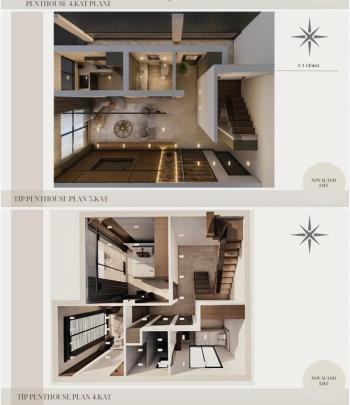 Mağusa Çanakkale'de % 30 Peşinatla SATILIK 3+1 DUBLEKS PENTHOUSE