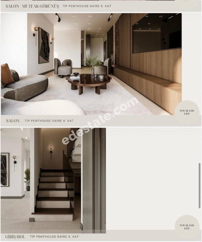 Mağusa Çanakkale'de % 30 Peşinatla SATILIK 3+1 DUBLEKS PENTHOUSE