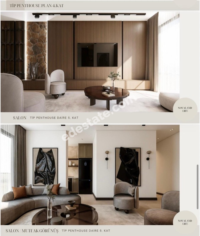 Mağusa Çanakkale'de % 30 Peşinatla SATILIK 3+1 DUBLEKS PENTHOUSE