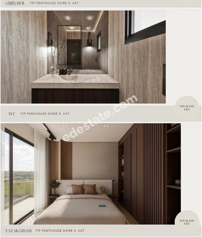 Mağusa Çanakkale'de % 30 Peşinatla SATILIK 3+1 DUBLEKS PENTHOUSE