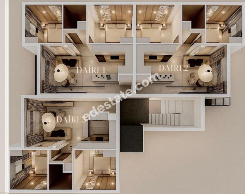 Mağusa Çanakkale Bölgesinde ŞİRKETE ÖDEMELİ YENİ SATILIK 2+1 DAİRELER