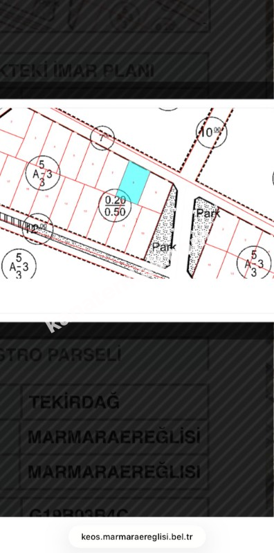 Marmara Ereğlisi Satılık Arsa | İmarlı, Elektrik Su Hazır