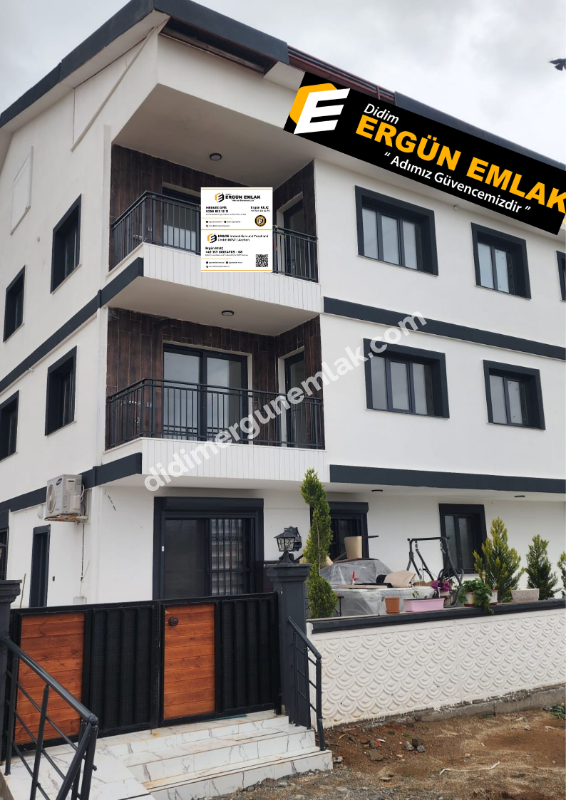 DİDİM EFELER MAHALLESİNDE STADYUM BÖLGESİNDE DENİZE YÜRÜME MESAFESİNDE SIFIR 2+1 SARTILIK DAİRE