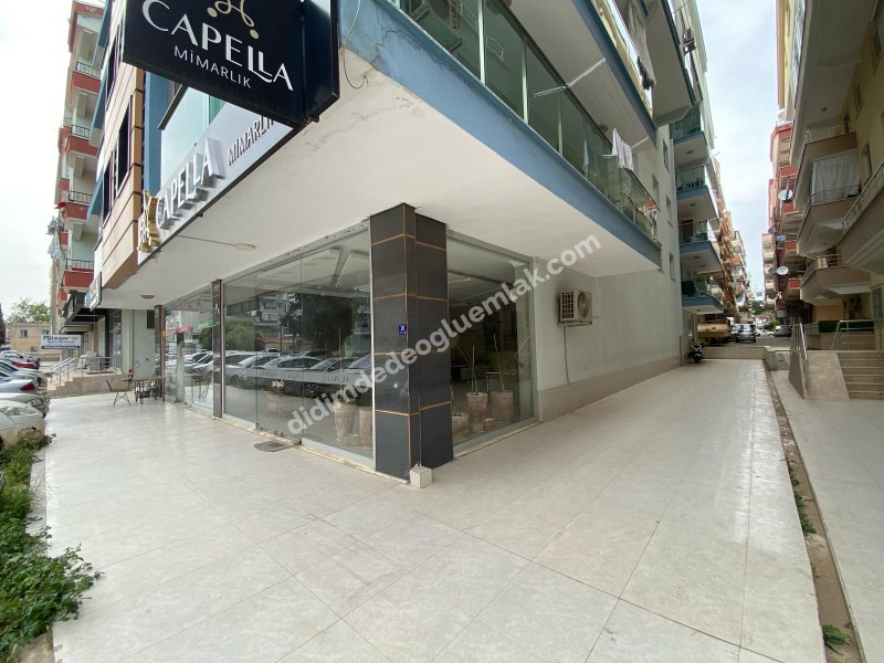 DİDİM MERKEZDE İŞLEK KONUMDA 300 M2 DEPOLU DÜKKAN UYGUN FİYAT