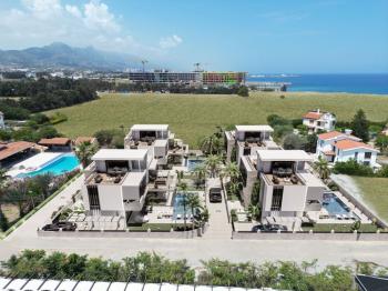 KKTC Girne Çatalköy'de Türk Malı Denize Yürüme Mesafesinde Satılık 4+1 Ultra Lüks Villalar